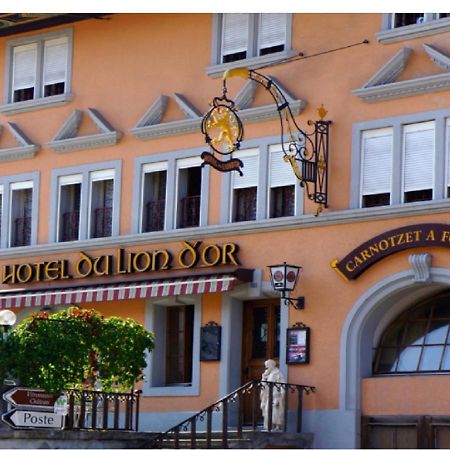 Hotel Lion D'Or Romont Exterior foto